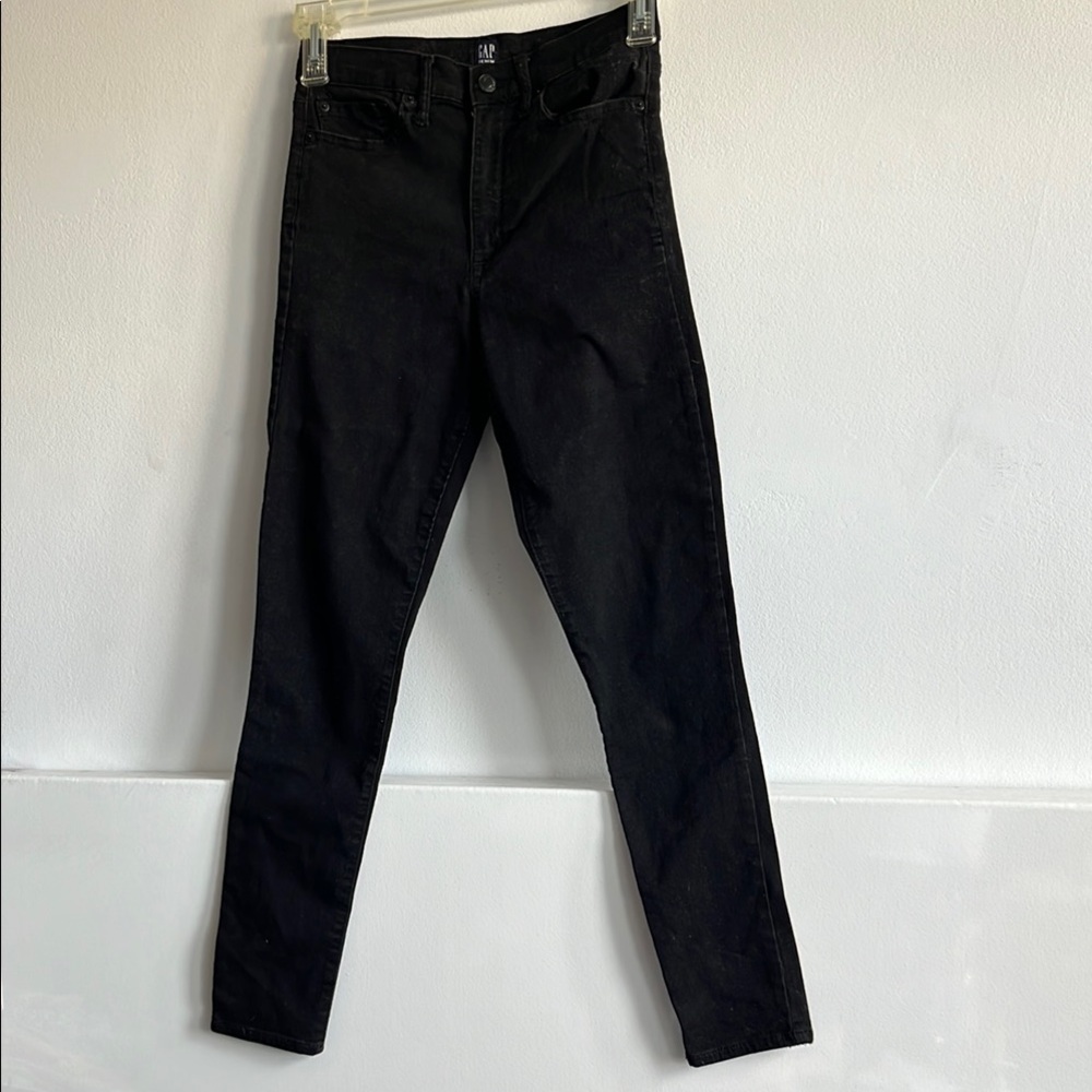 High Waisted GAP Black Jeans